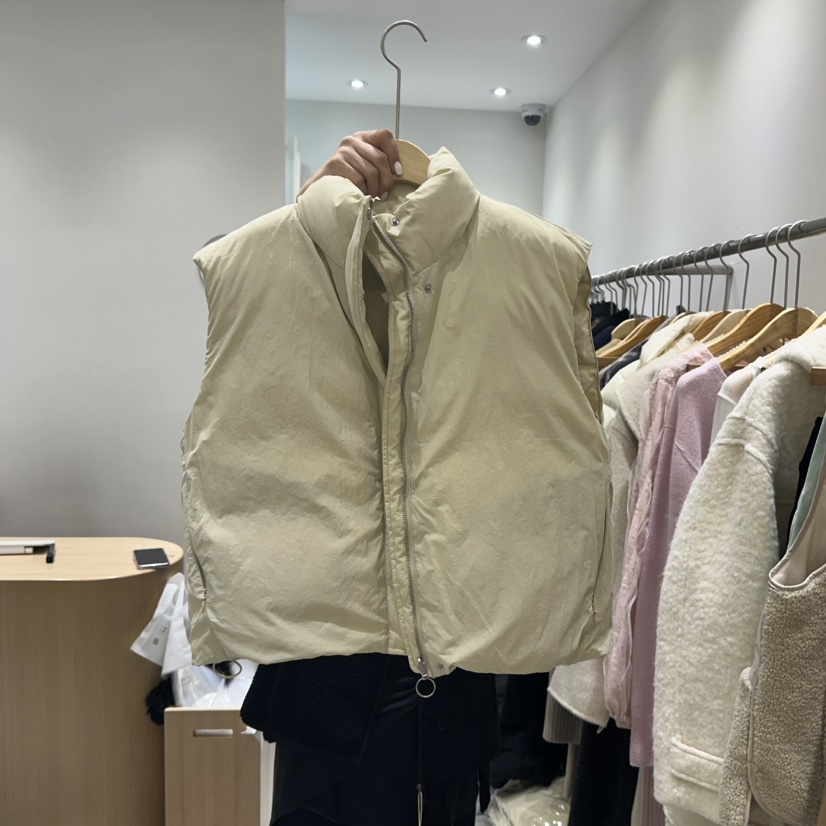 EN.U韓國直郵女士新品人氣推薦時尚職業馬甲里外穿雙面鴨絨EN.U馬甲圖色3