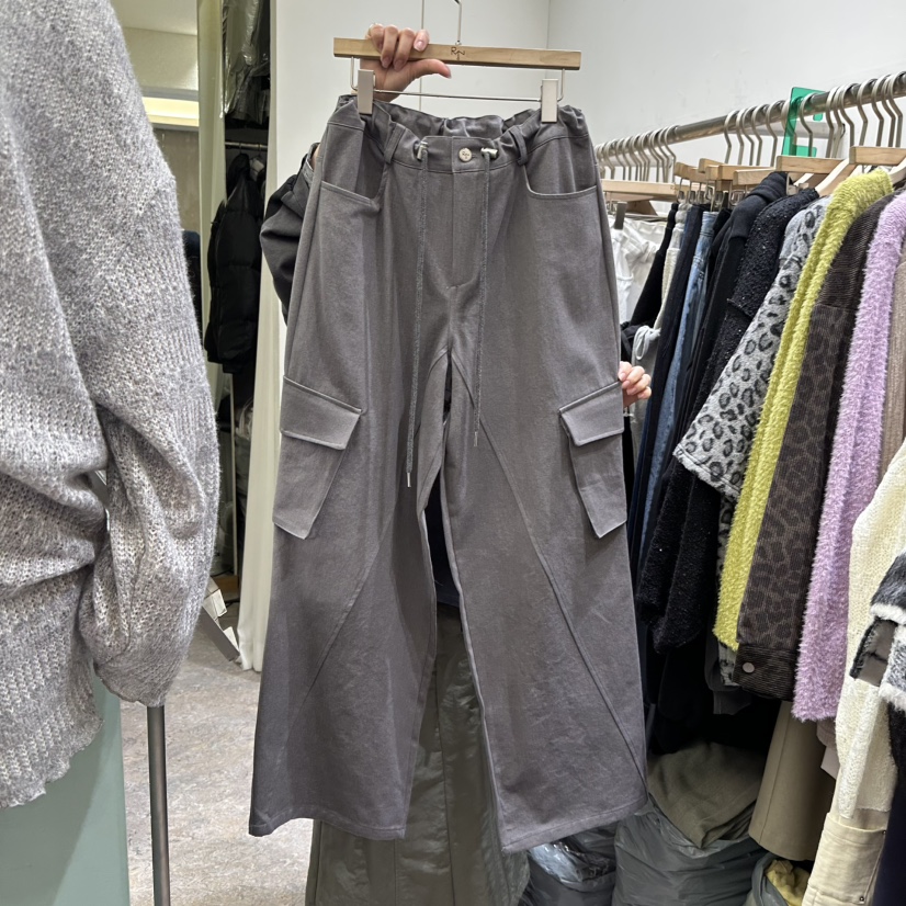 Reiz東大門代購女士新品熱賣職業推薦24秋冬人氣休閑褲春款REIZ休閑褲