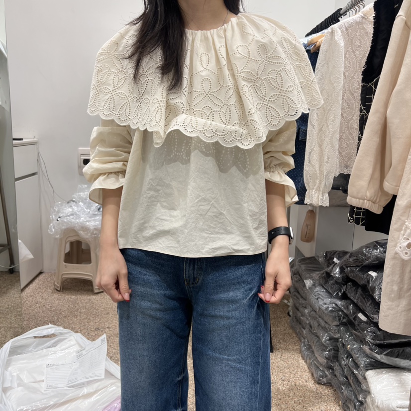 A STORE東大門代購女士新品職業真品休閑人氣襯衫蕾絲衫春款A STORE襯衫/蕾絲衫