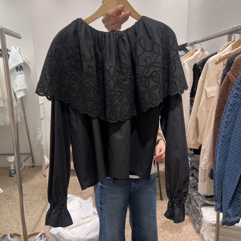 A STORE東大門代購女士新品職業真品休閑人氣襯衫蕾絲衫春款A STORE襯衫/蕾絲衫圖色3