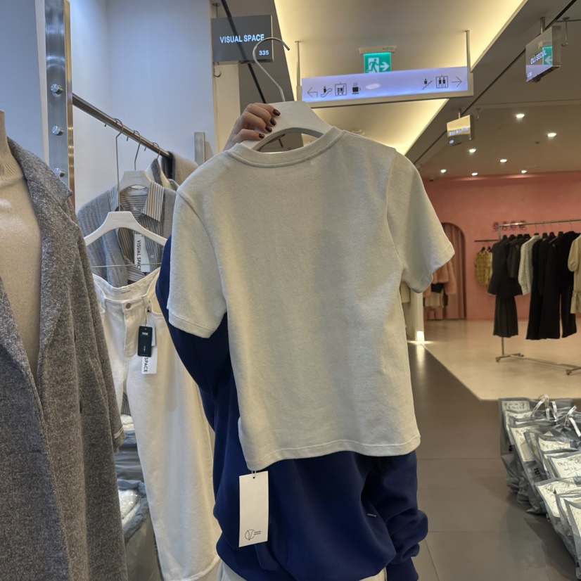 VISUAL SPACE韓國代購女士新款休閑推薦真品熱賣人氣T恤春款VISUAL SPACET恤