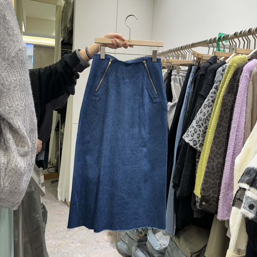 Reiz東大門代購女士新品人氣24秋冬真品職業熱賣休閑長裙春款REIZ長裙圖色2