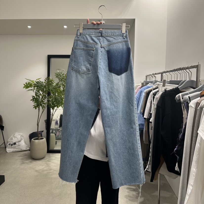 TARABY MOTION東大門實拍女裝新品真品職業24秋冬牛仔褲春款TARABY MOTION牛仔褲