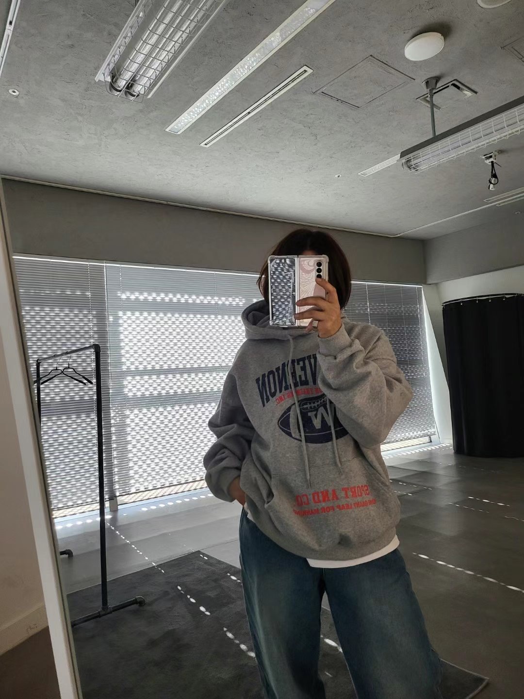 YOUE-NE東大門直郵女士新款時尚職業真品推薦衛衣加絨連帽YOUE-NE衛衣