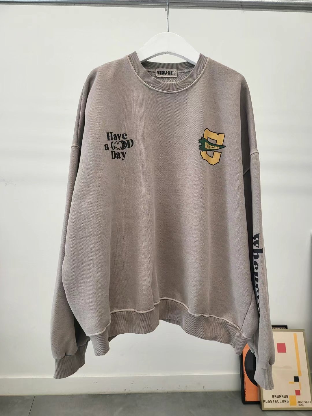 YOUE-NE韓國直郵女裝新款人氣熱賣休閑推薦時尚真品24秋冬衛衣YOUE-NE衛衣
