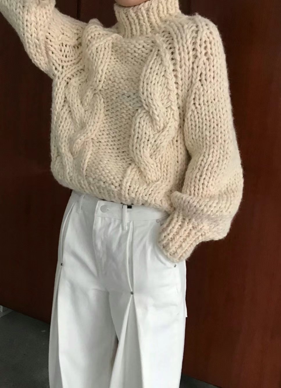 MOG東大門代購女裝新品真品職業人氣時尚休閑熱賣24秋冬毛衣MOG毛衣