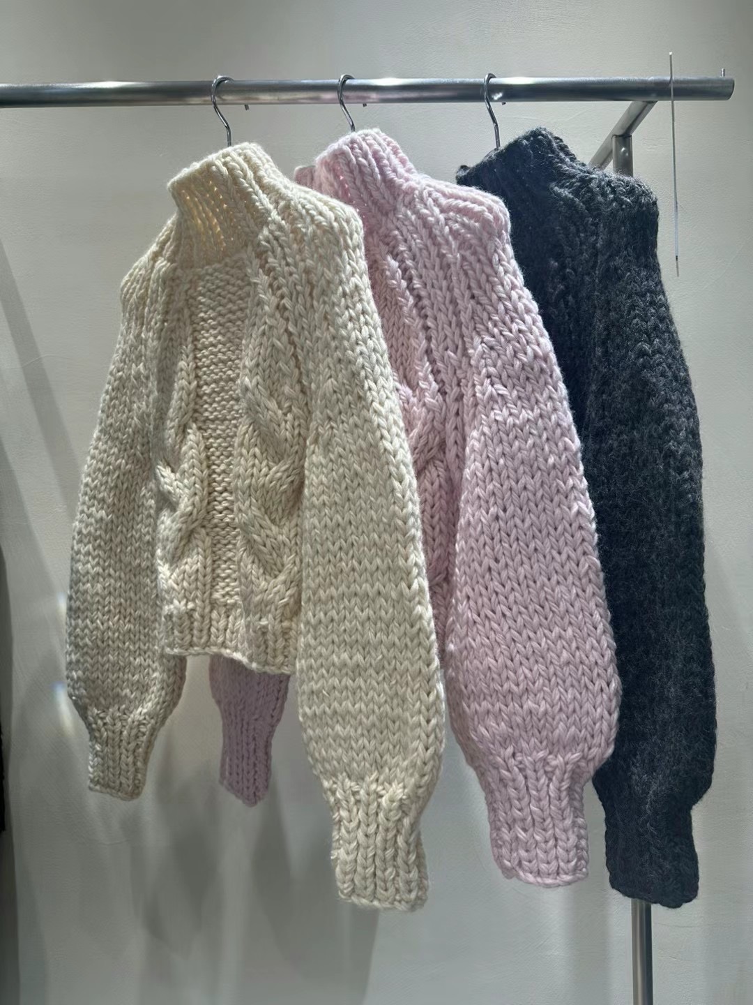 MOG東大門代購女裝新品真品職業人氣時尚休閑熱賣24秋冬毛衣MOG毛衣圖色3左三色