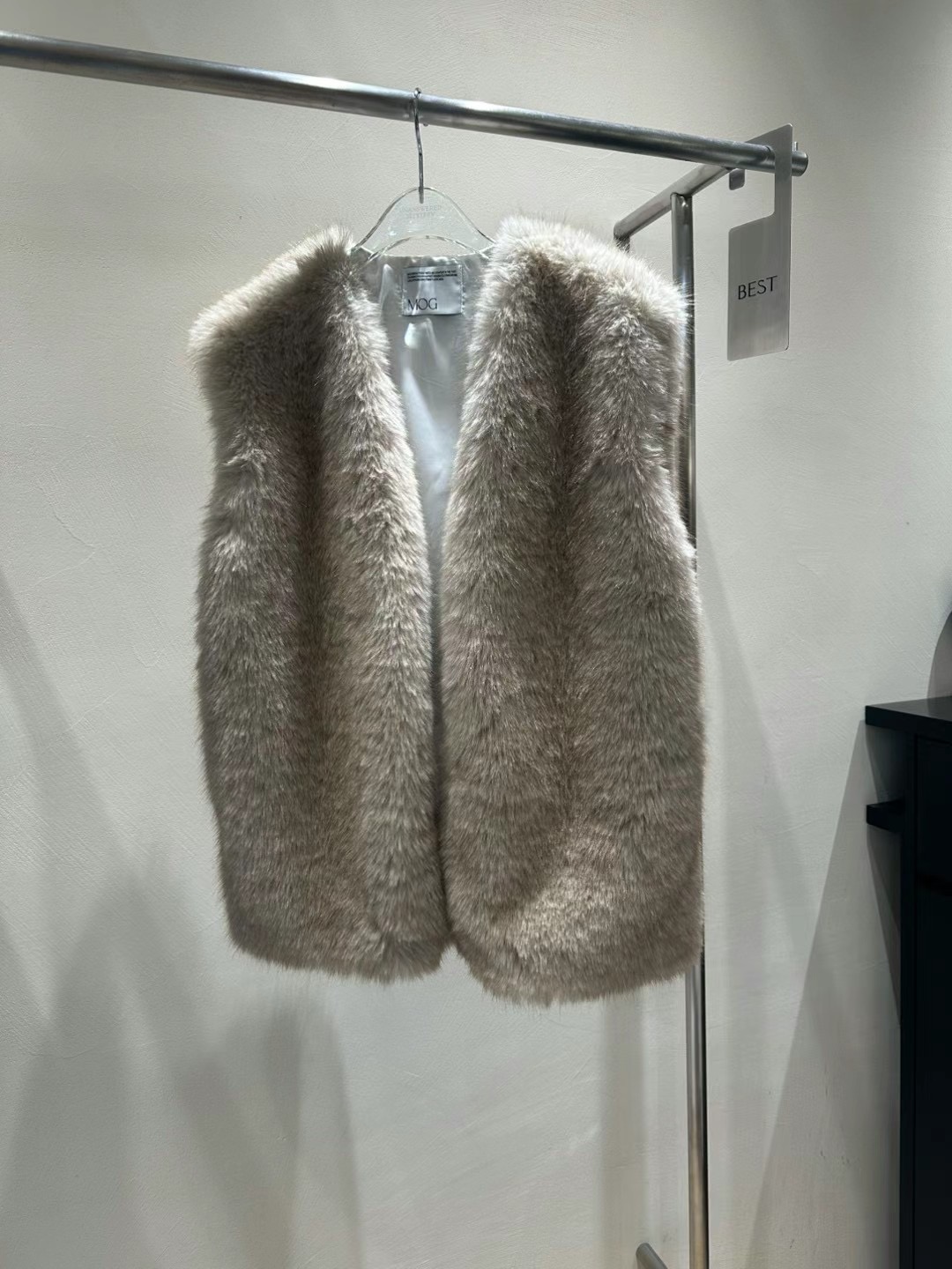 MOG韓國直郵女裝新品時尚推薦熱賣人氣職業真品24秋冬休閑馬甲MOG馬甲