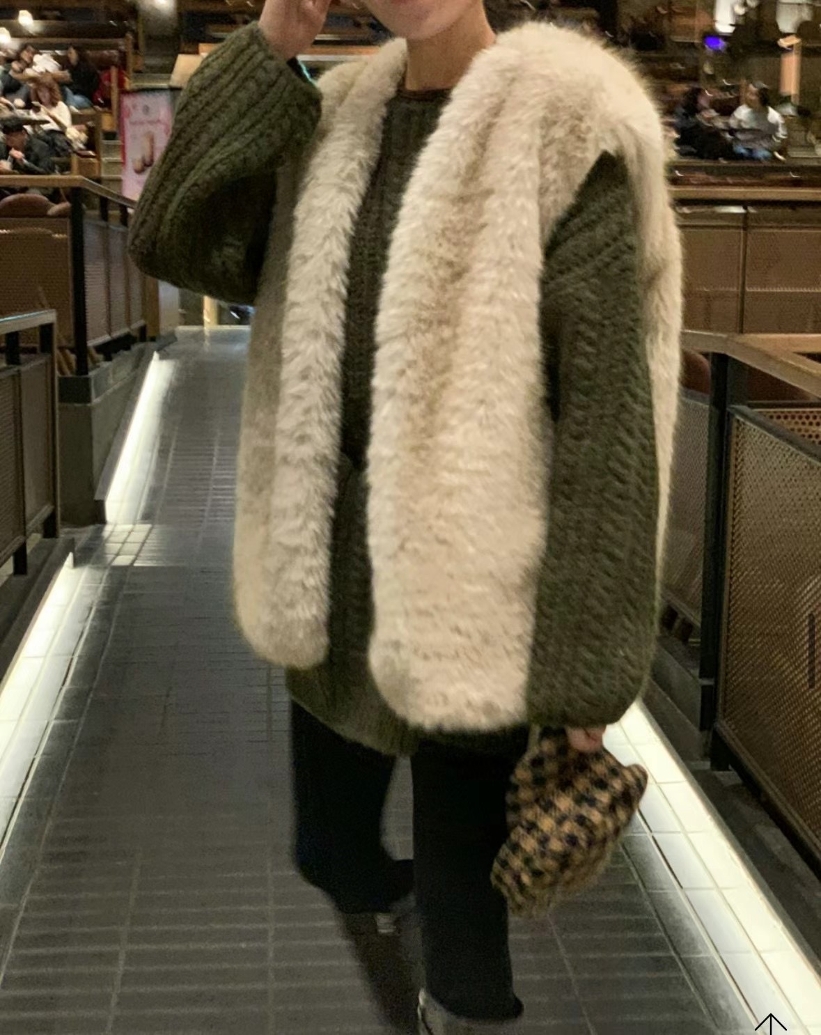MOG韓國直郵女裝新品時尚推薦熱賣人氣職業真品24秋冬休閑馬甲MOG馬甲圖色2