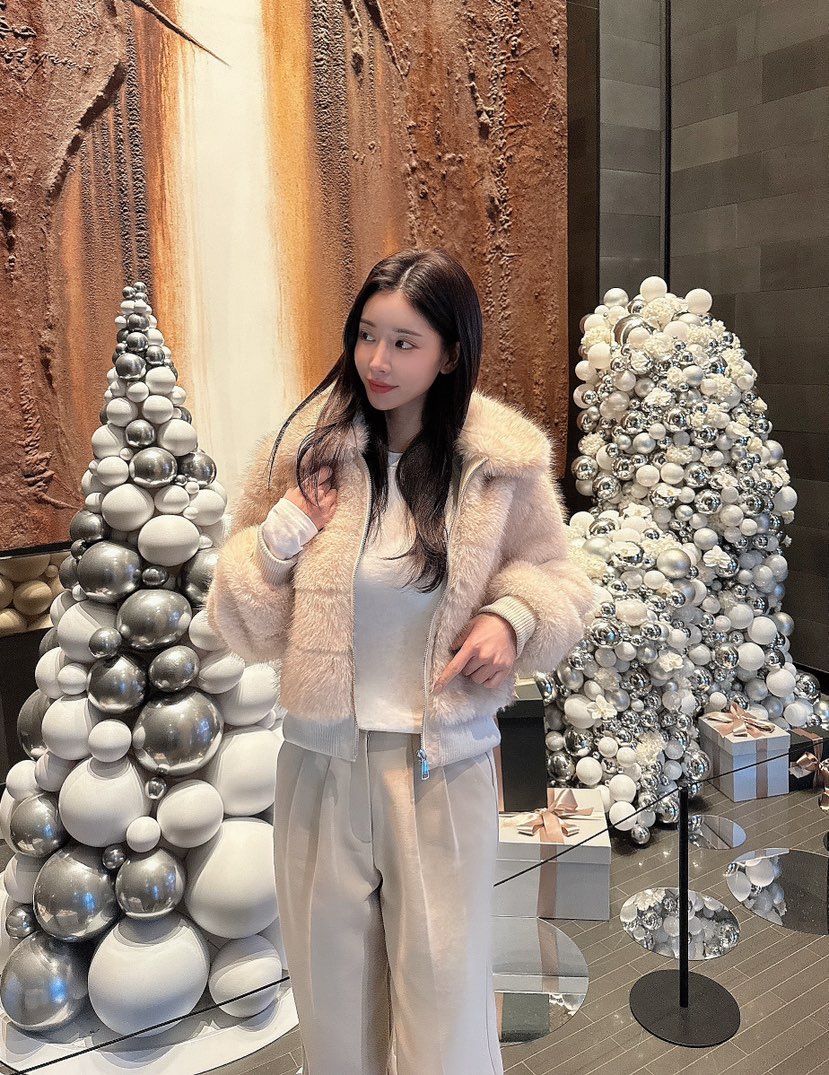 ON:UP韓國直郵女士新款職業真品人氣時尚夾克生態毛毛皮拉鏈ON:UP夾克圖色2