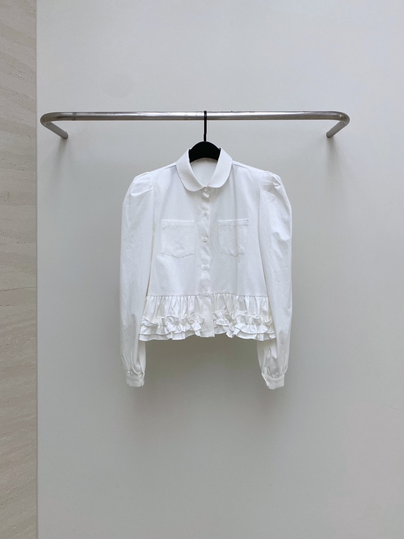 AB韓國直郵女士新品24秋冬人氣熱賣職業時尚休閑襯衫蕾絲衫AB襯衫/蕾絲衫
