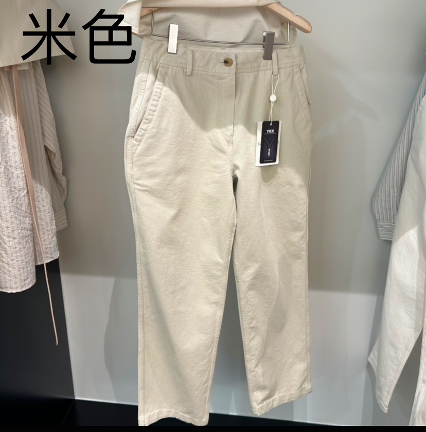 FRENCH DOOR韓國直郵女士新品熱賣24秋冬真品時尚休閑褲春款FRENCH DOOR休閑褲圖色2