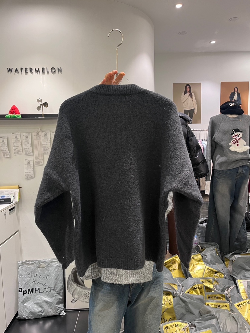 WATERMELON東大門實拍女裝新款真品職業時尚人氣針織衫春款STATEMENT針織衫