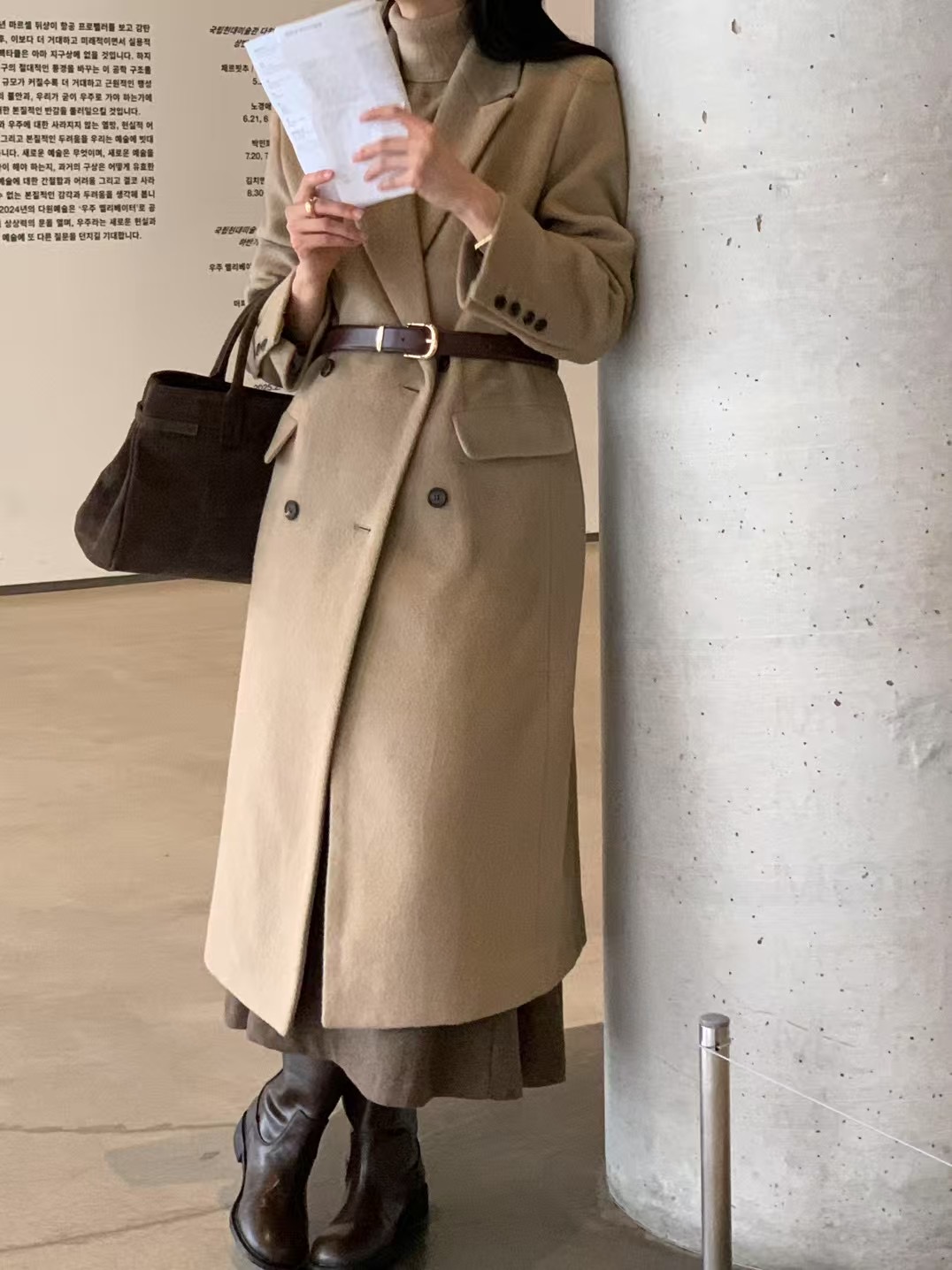 ANDYOUBROWN-OT韓國直郵東大門實拍女裝新品休閑推薦真品長裙ANDYOUBROWN-OT長裙