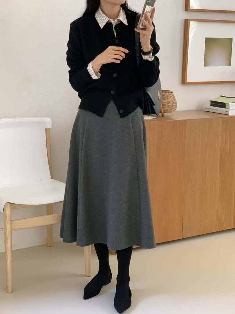 ANDYOUBROWN-OT韓國直郵東大門實拍女裝新品休閑推薦真品長裙ANDYOUBROWN-OT長裙