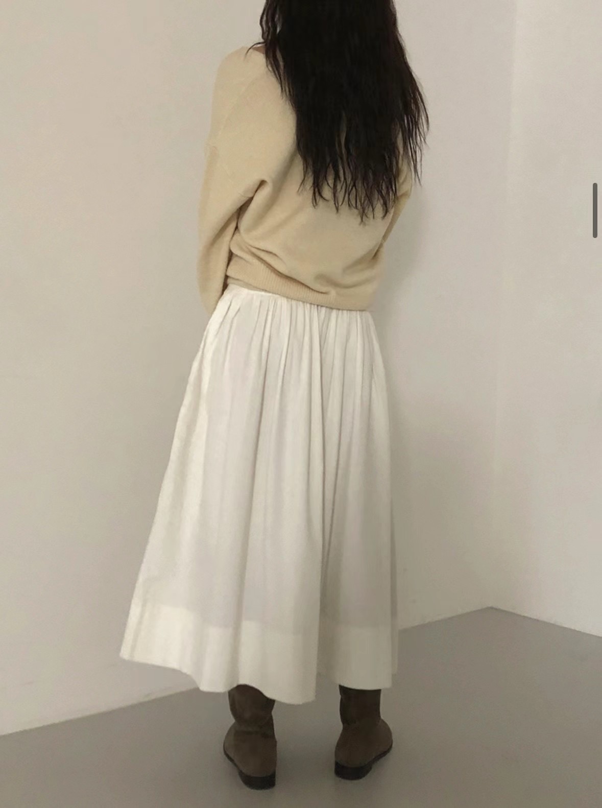 AMOMENT韓國直郵東大門實拍女裝新品熱賣時尚人氣職業休閑長裙AMOMENT長裙