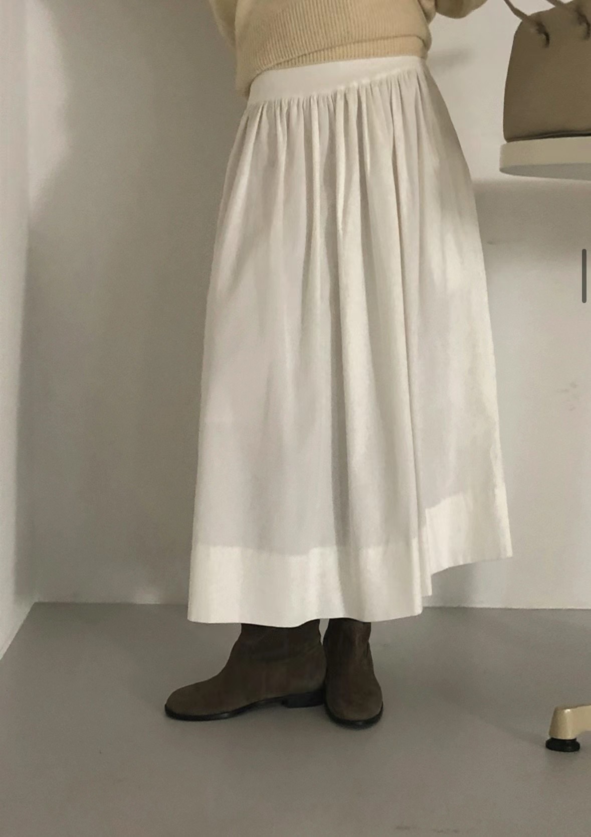 AMOMENT韓國直郵東大門實拍女裝新品熱賣時尚人氣職業休閑長裙AMOMENT長裙圖色1