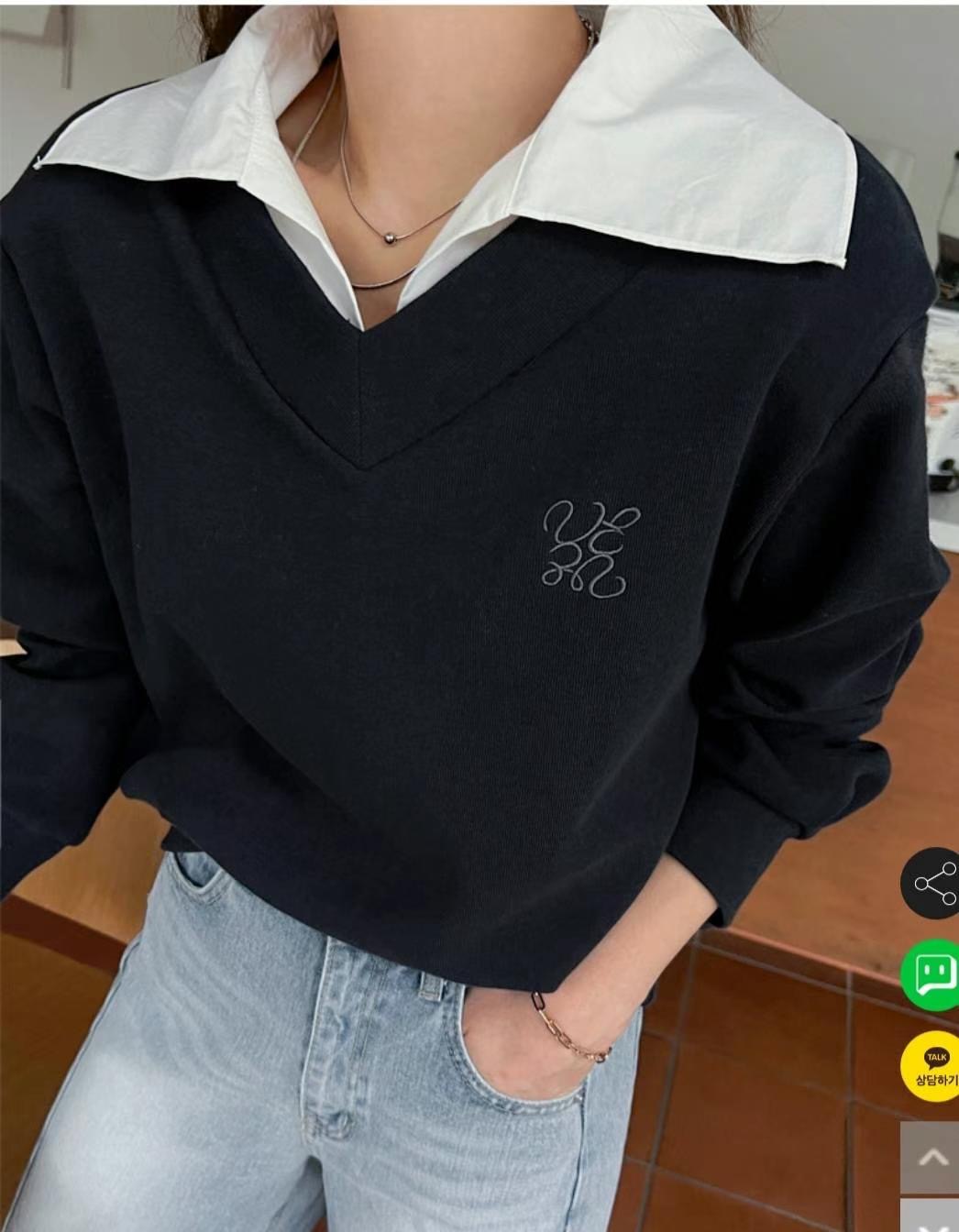 COCOS/ONE TOP直郵韓國代購女裝新款時尚人氣真品休閑衛衣COCOS/ONE TOP衛衣