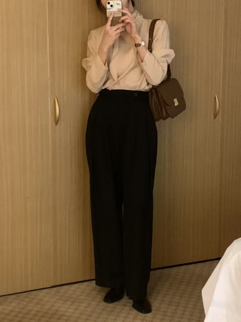 ANDYOUBROWN-OT直郵韓國代購女裝新款休閑人氣24秋冬襯衫蕾絲衫ANDYOUBROWN-OT襯衫/蕾絲衫