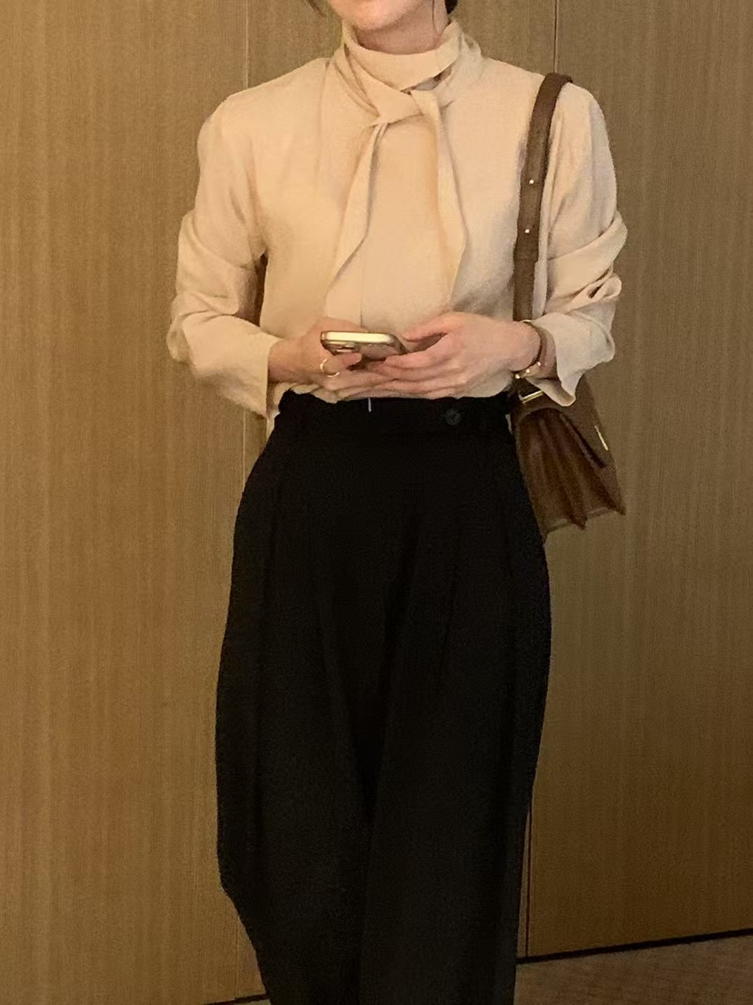 ANDYOUBROWN-OT直郵韓國代購女裝新款休閑人氣24秋冬襯衫蕾絲衫ANDYOUBROWN-OT襯衫/蕾絲衫圖色2