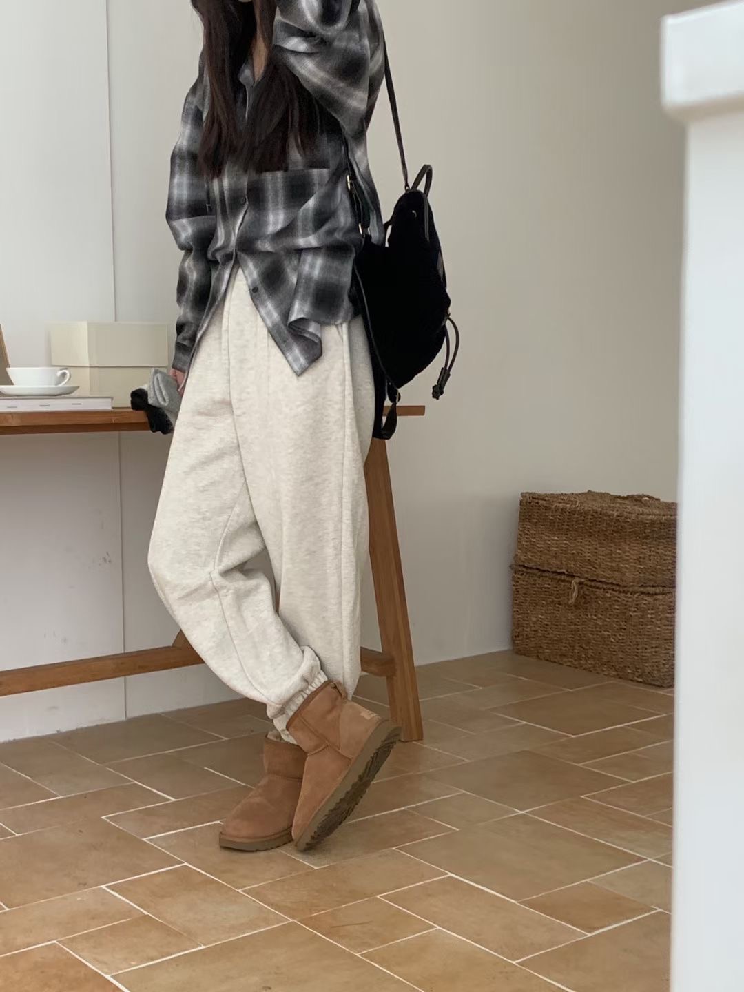 DIFFER直郵韓國代購女裝新品24秋冬休閑熱賣推薦人氣休閑褲DIFFER休閑褲