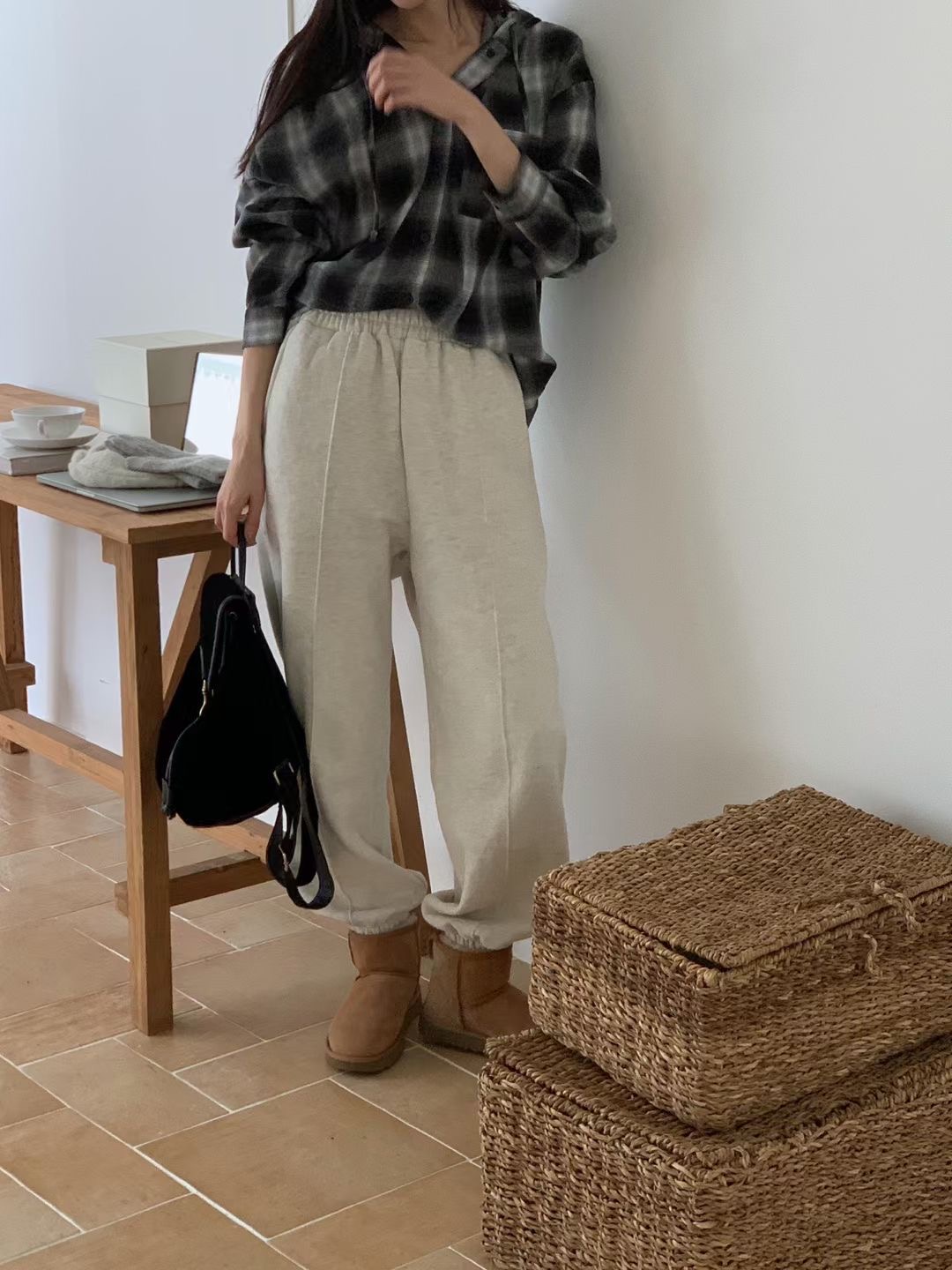 DIFFER直郵韓國代購女裝新品24秋冬休閑熱賣推薦人氣休閑褲DIFFER休閑褲
