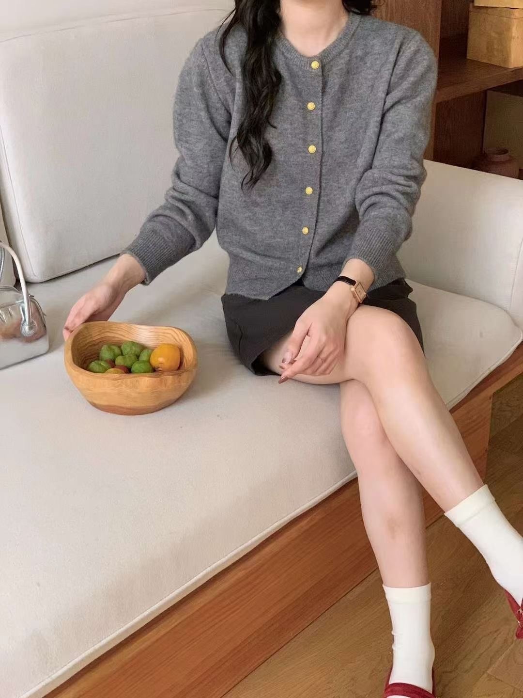 DIFFER韓國直郵女裝新款職業休閑人氣真品推薦熱賣針織衫開衫DIFFER針織衫圖色2