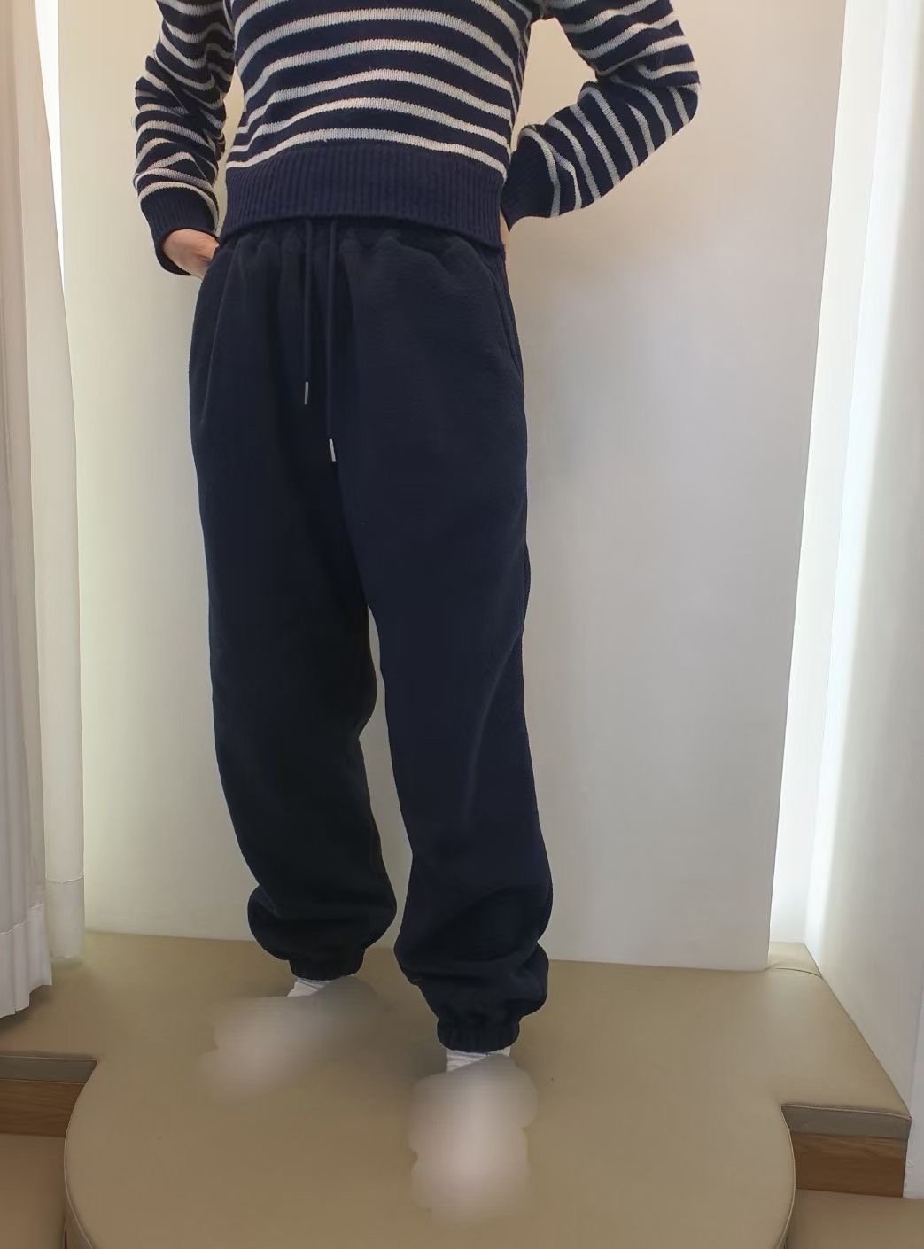DIFFER韓國直郵東大門實拍女裝新品休閑熱賣時尚職業休閑褲DIFFER休閑褲
