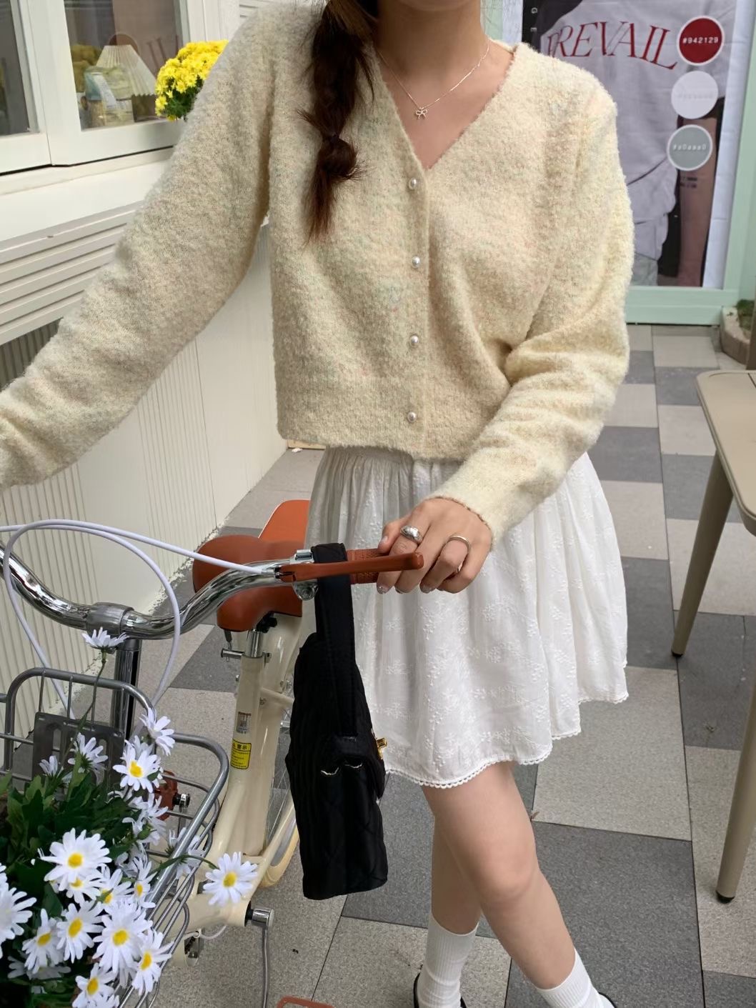 DIFFER直郵韓國代購女裝新品真品推薦24秋冬人氣針織衫開衫DIFFER針織衫