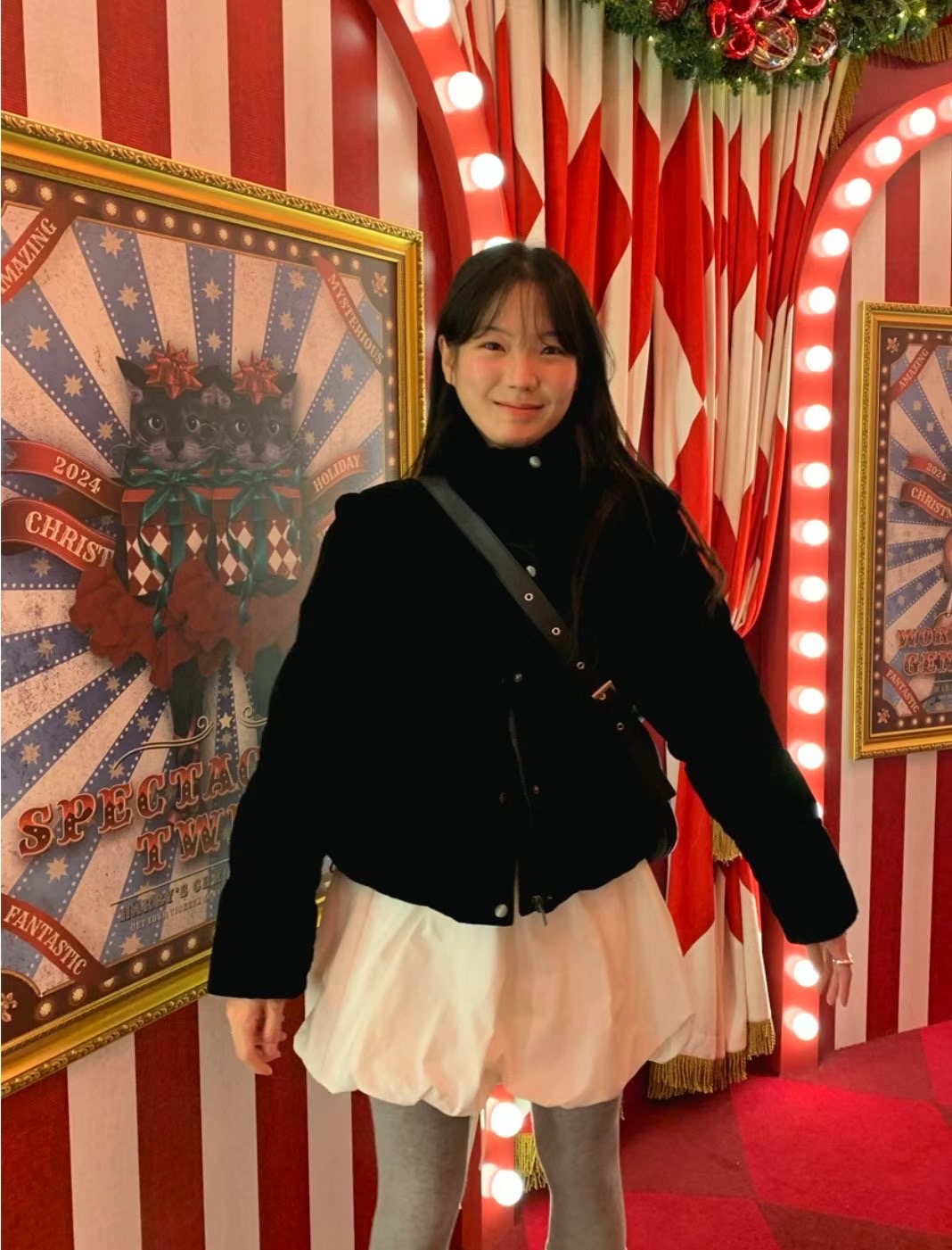 Athe韓國直郵東大門代購女裝新款推薦24秋冬時尚熱賣短款大衣Athe短款大衣