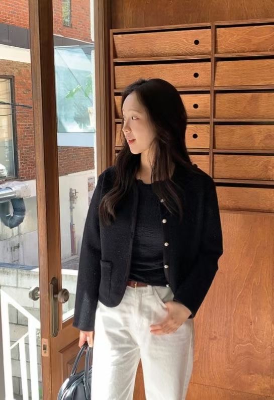 DIFFER韓國直郵女裝新款時尚推薦熱賣真品24秋冬人氣夾克開衫DIFFER夾克