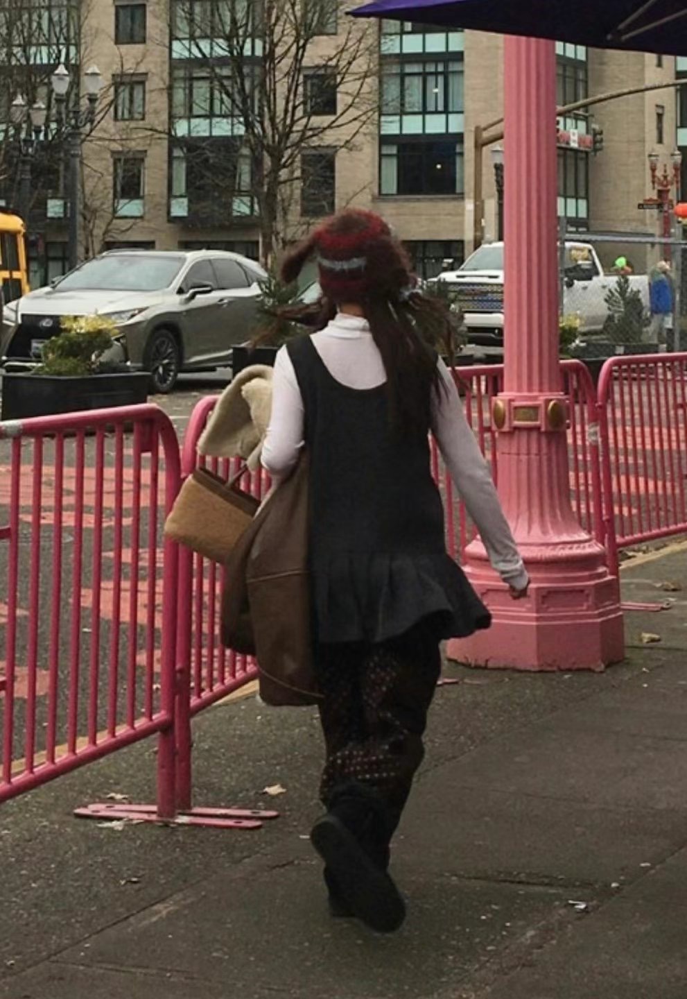 OPENSTANCE韓國直郵東大門代購女裝新品休閑24秋冬職業連衣裙OPENSTANCE連衣裙