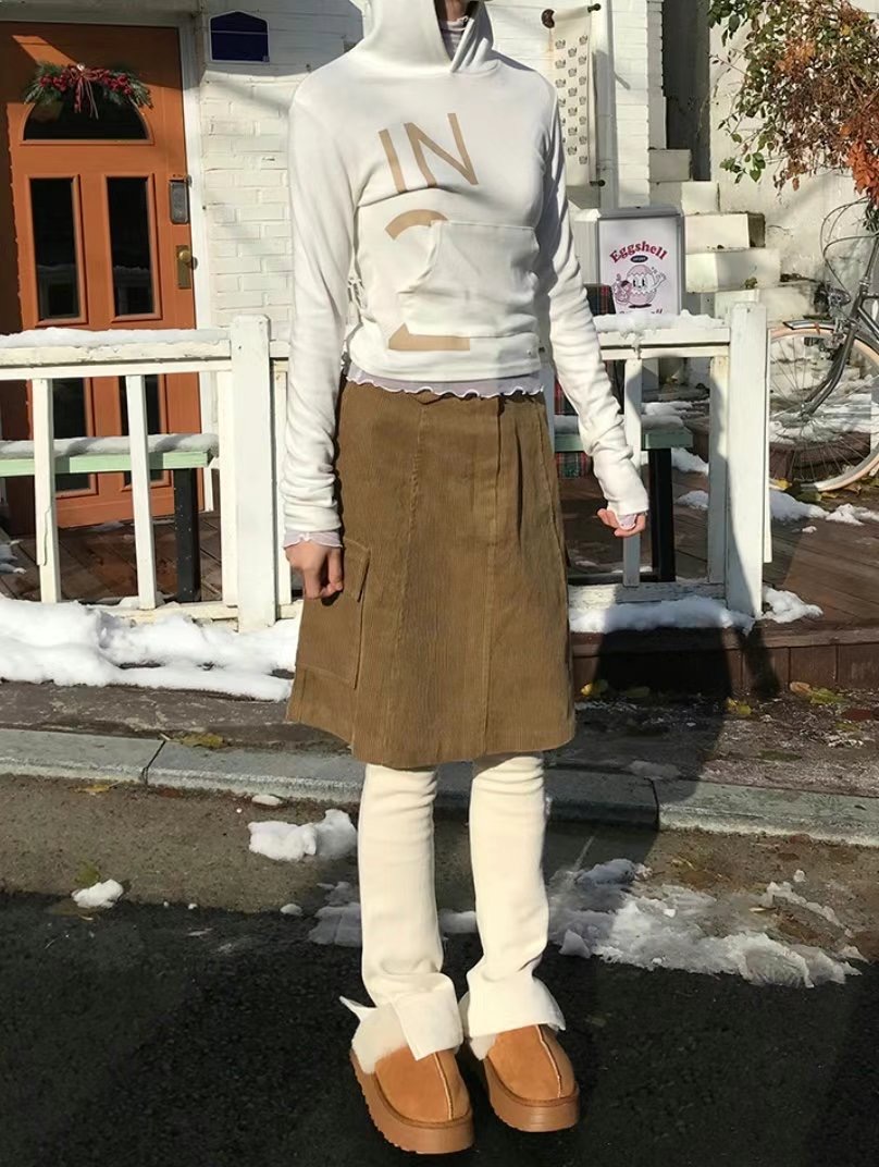 OPENSTANCE韓國直郵東大門代購女裝新款時尚24秋冬半身裙中短裙OPENSTANCE半身裙/中短裙