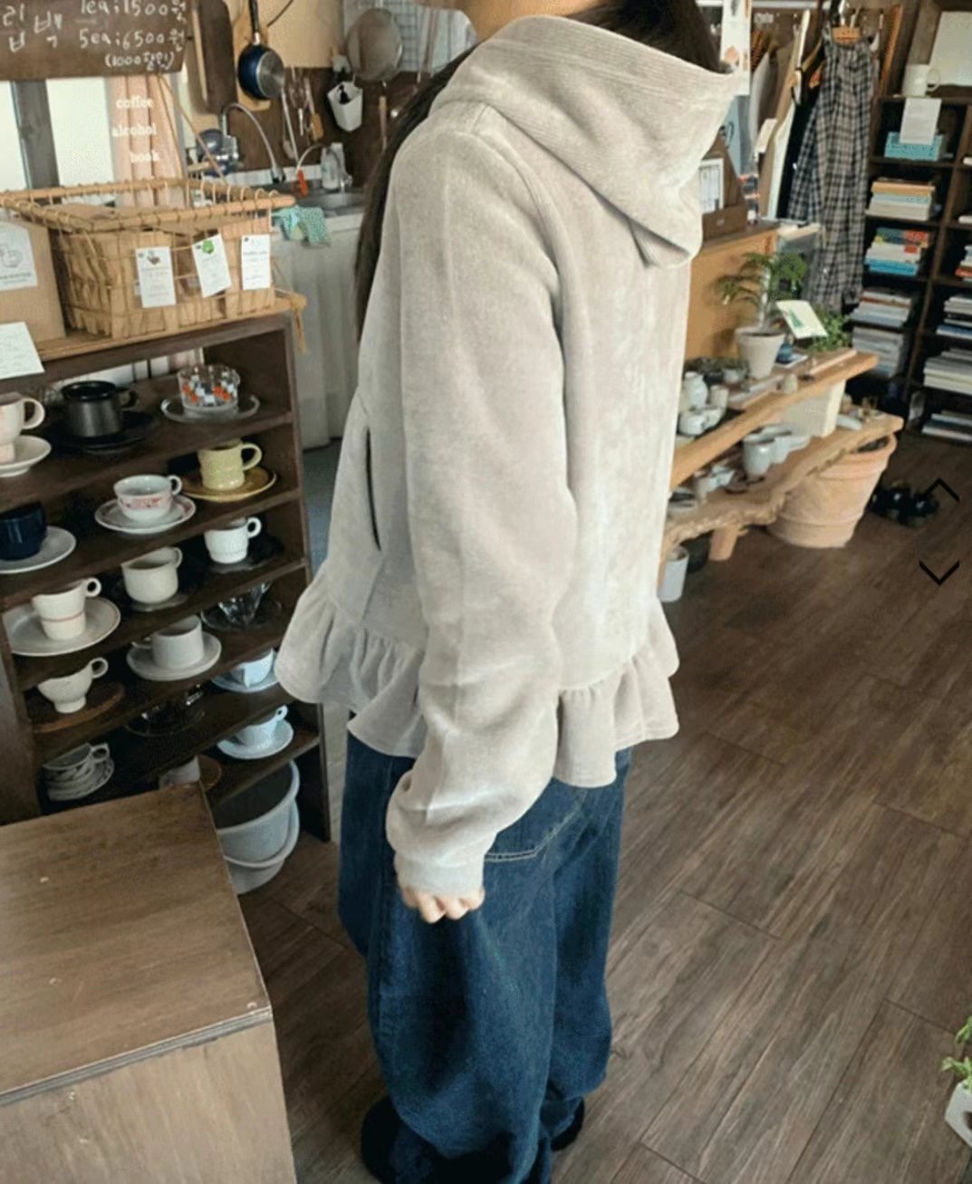 OPENSTANCE直郵韓國代購女裝新品職業24秋冬人氣真品夾克兜帽OPENSTANCE夾克