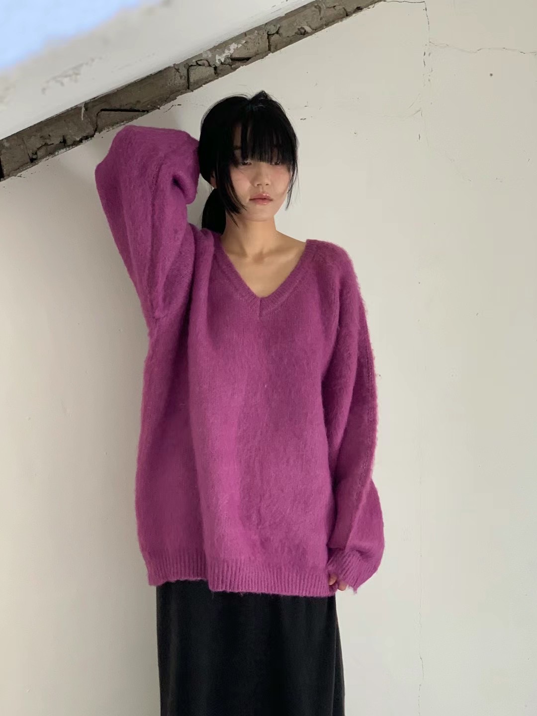 UNLESS韓國直郵東大門實拍女裝新款職業休閑24秋冬熱賣針織衫UNLESS針織衫圖色2