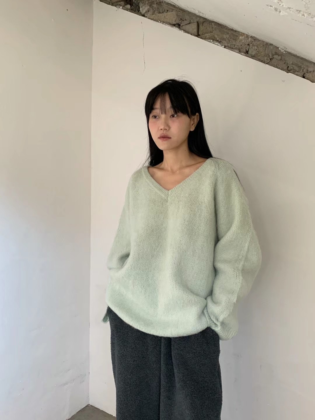 UNLESS韓國直郵東大門實拍女裝新款職業休閑24秋冬熱賣針織衫UNLESS針織衫圖色3