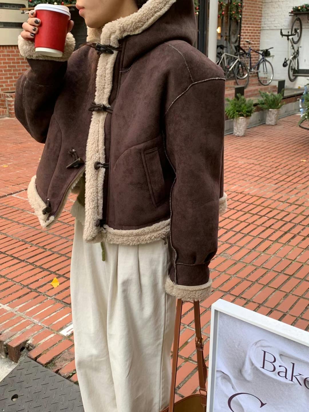 VEVE韓國直郵東大門實拍女裝新款推薦人氣24秋冬真品時尚夾克VEVE夾克