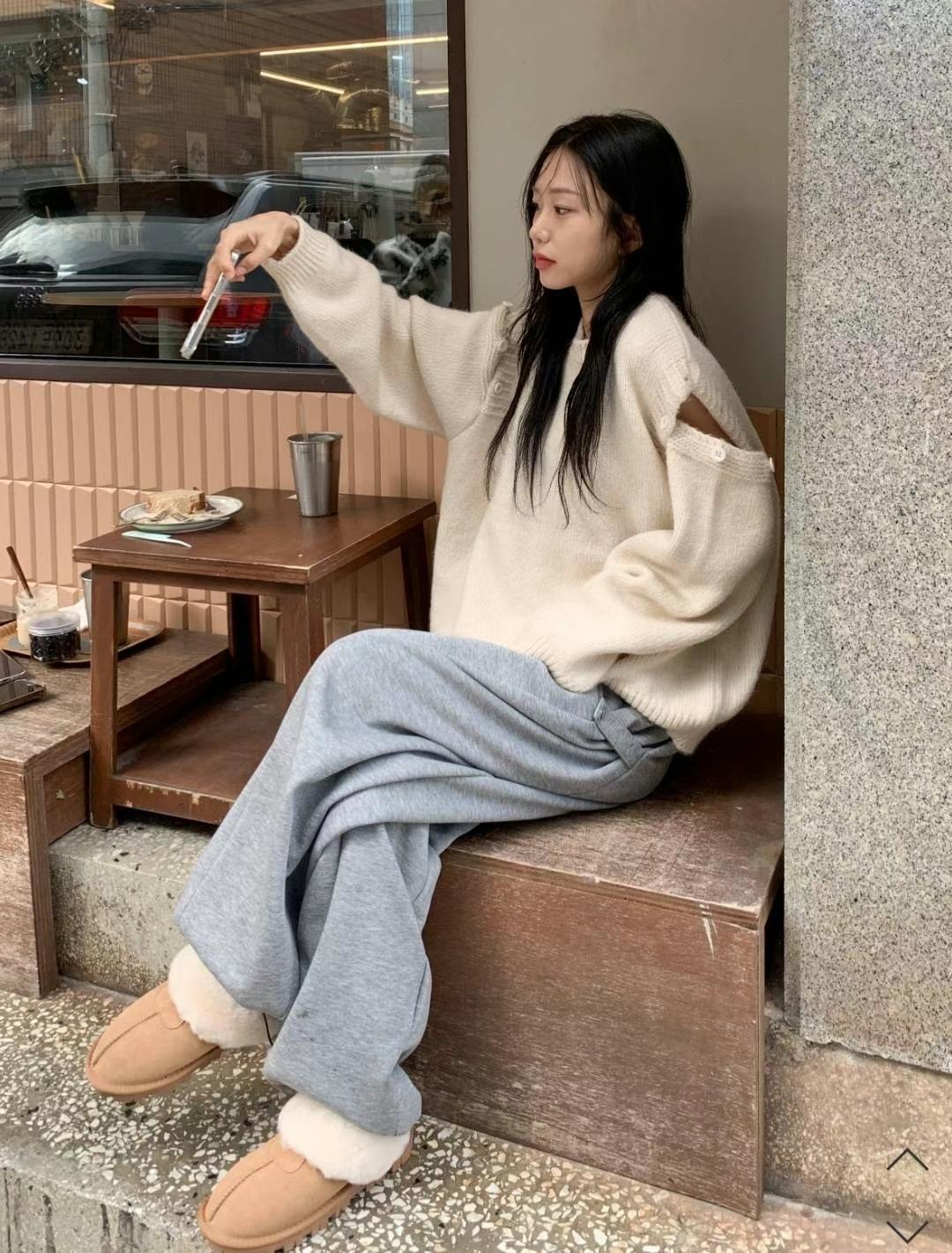 VEVE直郵韓國代購女裝新款熱賣職業休閑時尚真品24秋冬針織衫VEVE針織衫