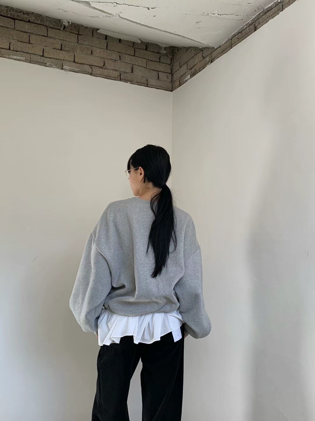 UNLESS直郵韓國代購女裝新款職業休閑推薦24秋冬人氣熱賣衛衣UNLESS衛衣