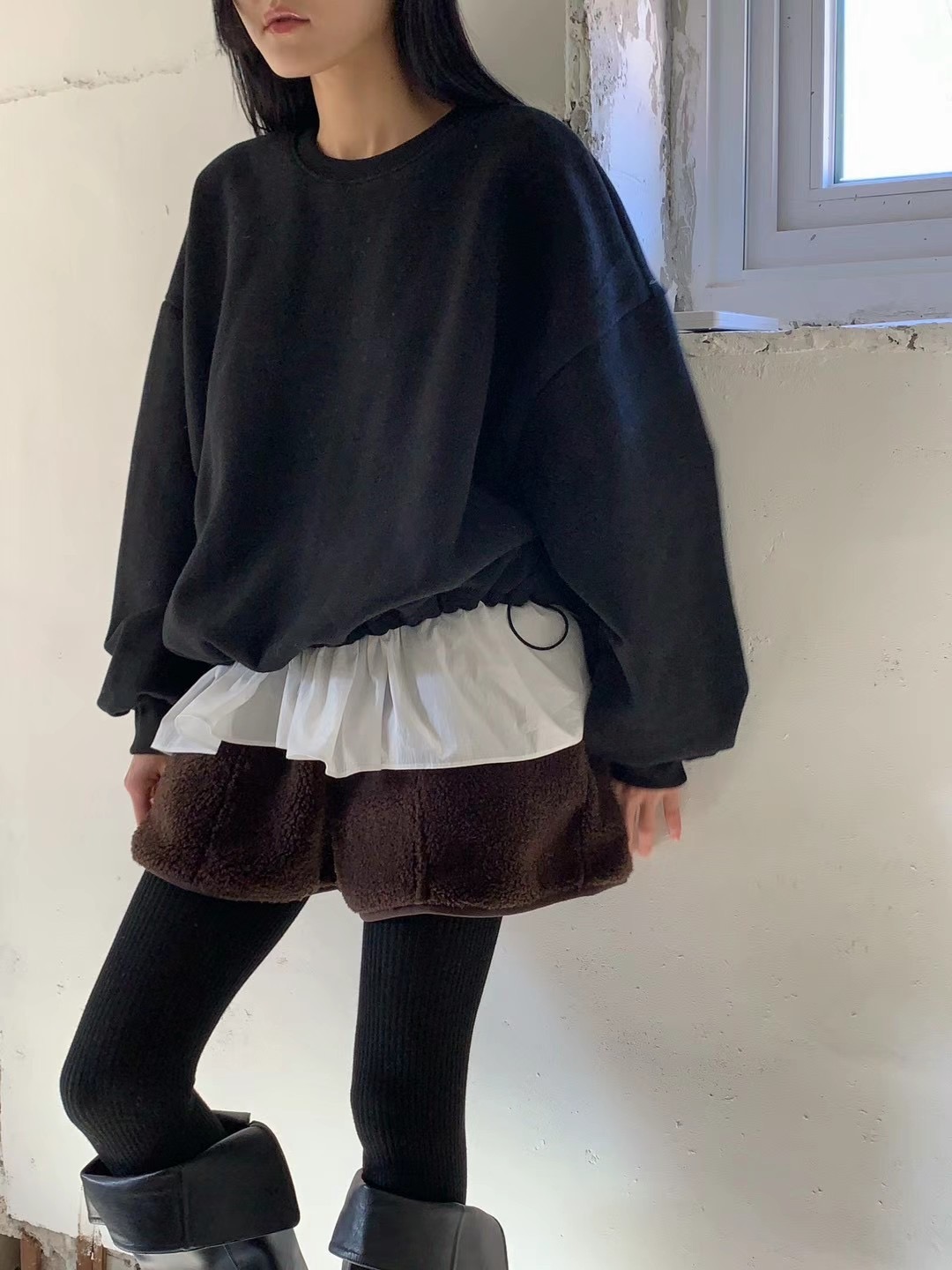UNLESS直郵韓國代購女裝新款職業休閑推薦24秋冬人氣熱賣衛衣UNLESS衛衣圖色2