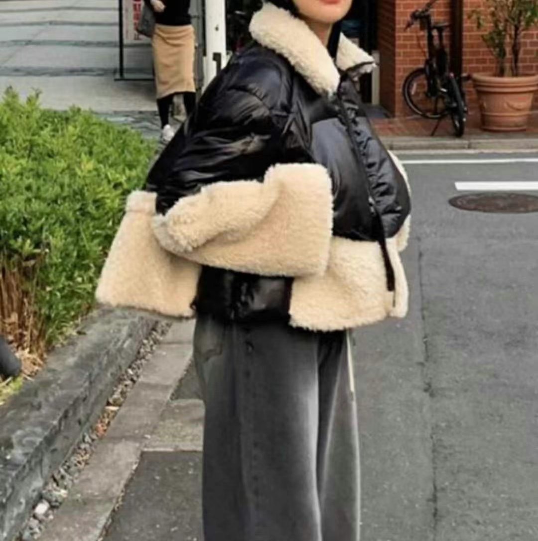 A.CONCEPT韓國直郵東大門實拍女裝新品時尚休閑推薦短款大衣A.CONCEPT短款大衣圖色3