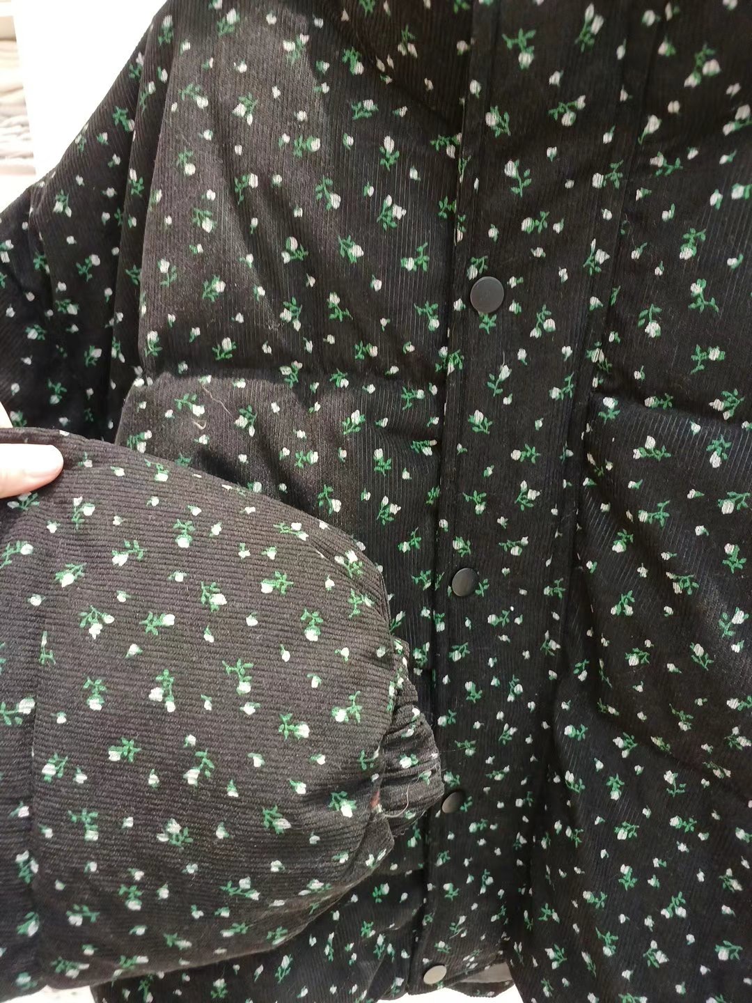 JAMES韓國代購女裝新品推薦熱賣人氣休閑職業時尚真品短款棉服JAMES短款棉服