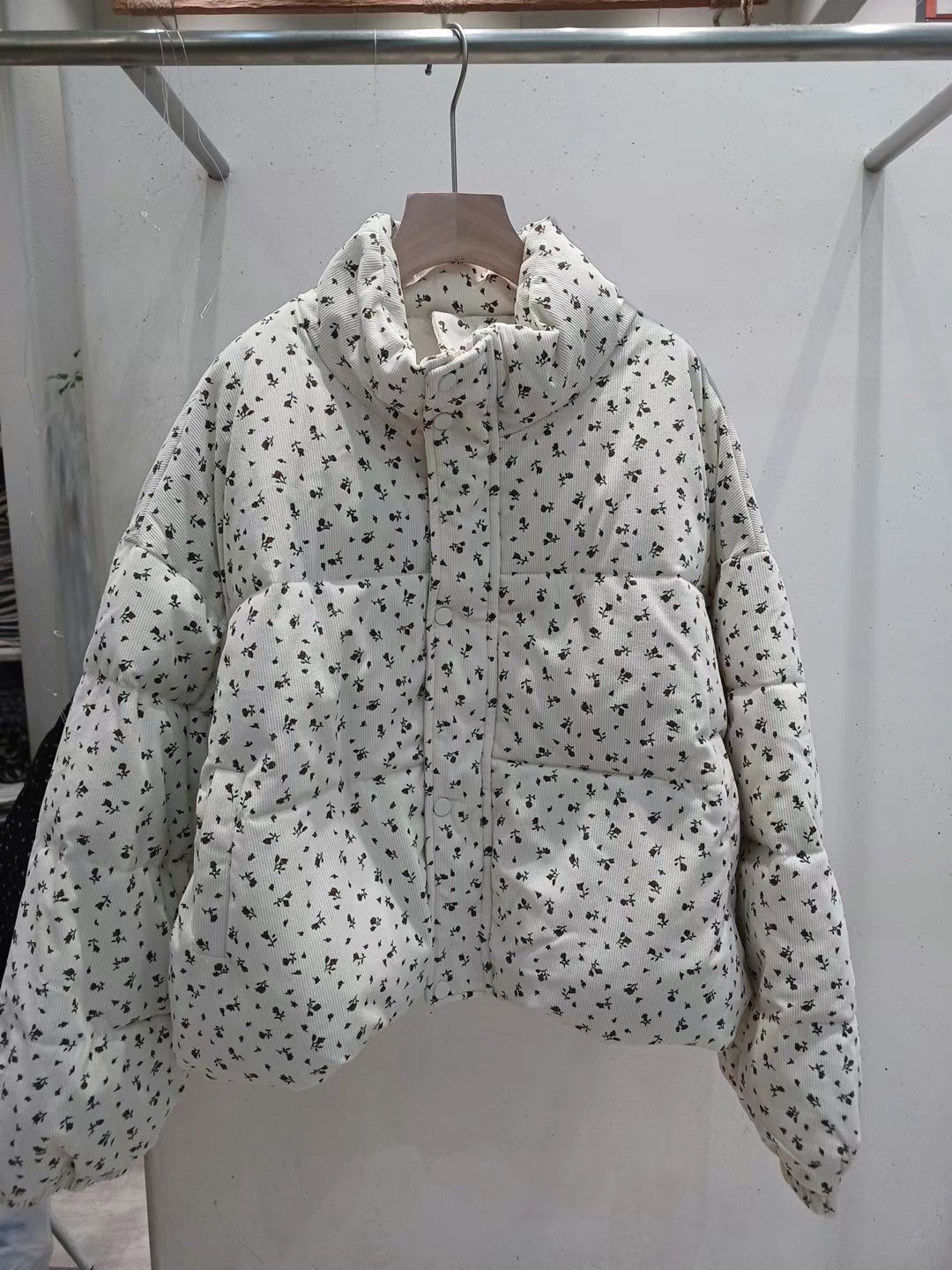 JAMES韓國代購女裝新品推薦熱賣人氣休閑職業時尚真品短款棉服JAMES短款棉服