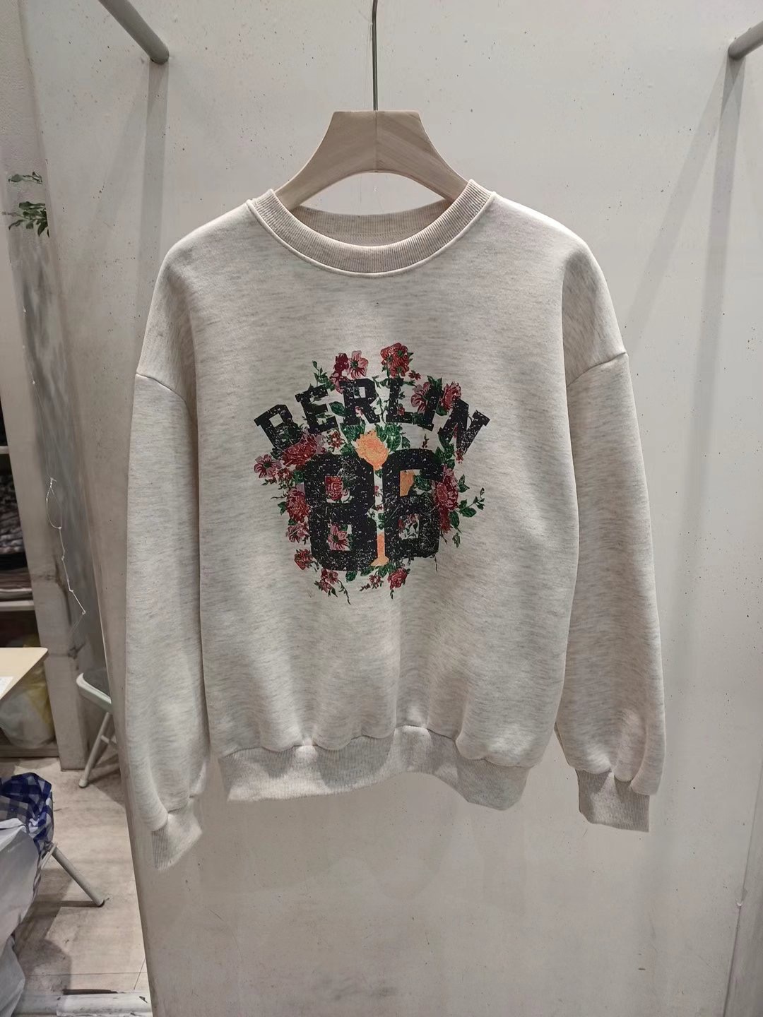 JAMES韓國代購女士新款推薦24秋冬職業真品休閑衛衣復古特價JAMES衛衣