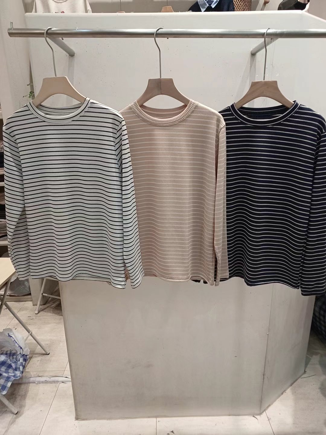 JAMES韓國直郵女裝新品推薦時尚熱賣職業真品人氣24秋冬長袖T恤JAMES長袖T恤
