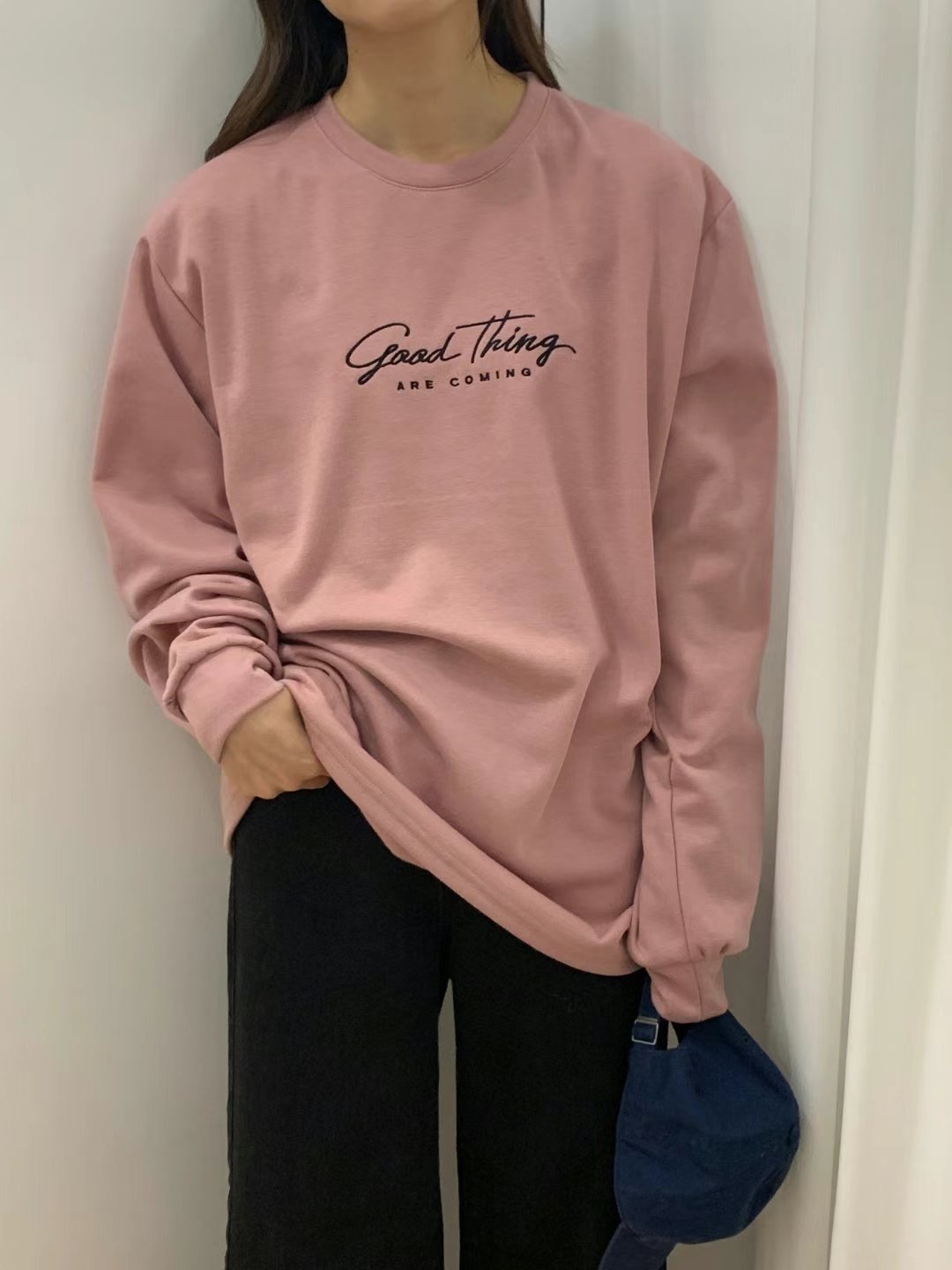 TDOUBLEJ韓國代購女裝新品24秋冬時尚熱賣推薦真品休閑衛衣TDOUBLEJ衛衣圖色3