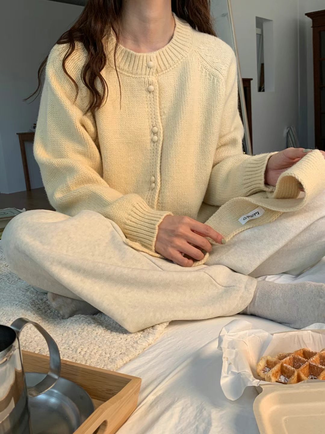 TDOUBLEJ東大門代購女士新款人氣時尚熱賣24秋冬針織衫開衫TDOUBLEJ針織衫