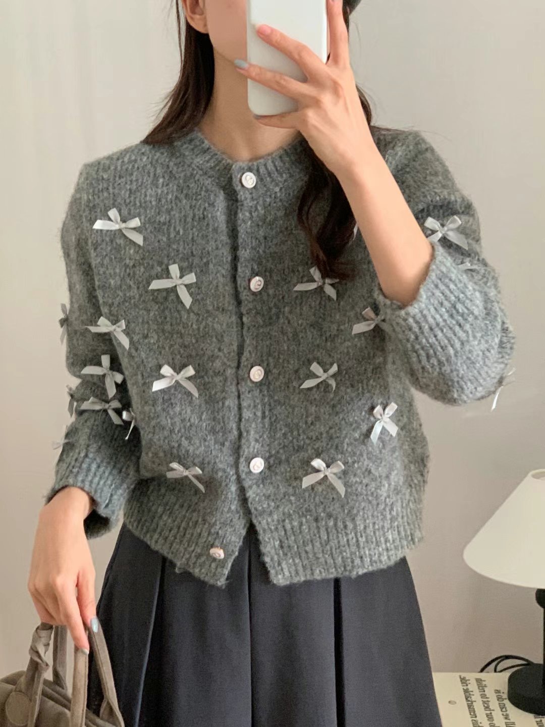 TDOUBLEJ韓國代購女裝新品人氣熱賣時尚24秋冬推薦休閑針織衫TDOUBLEJ針織衫圖色4