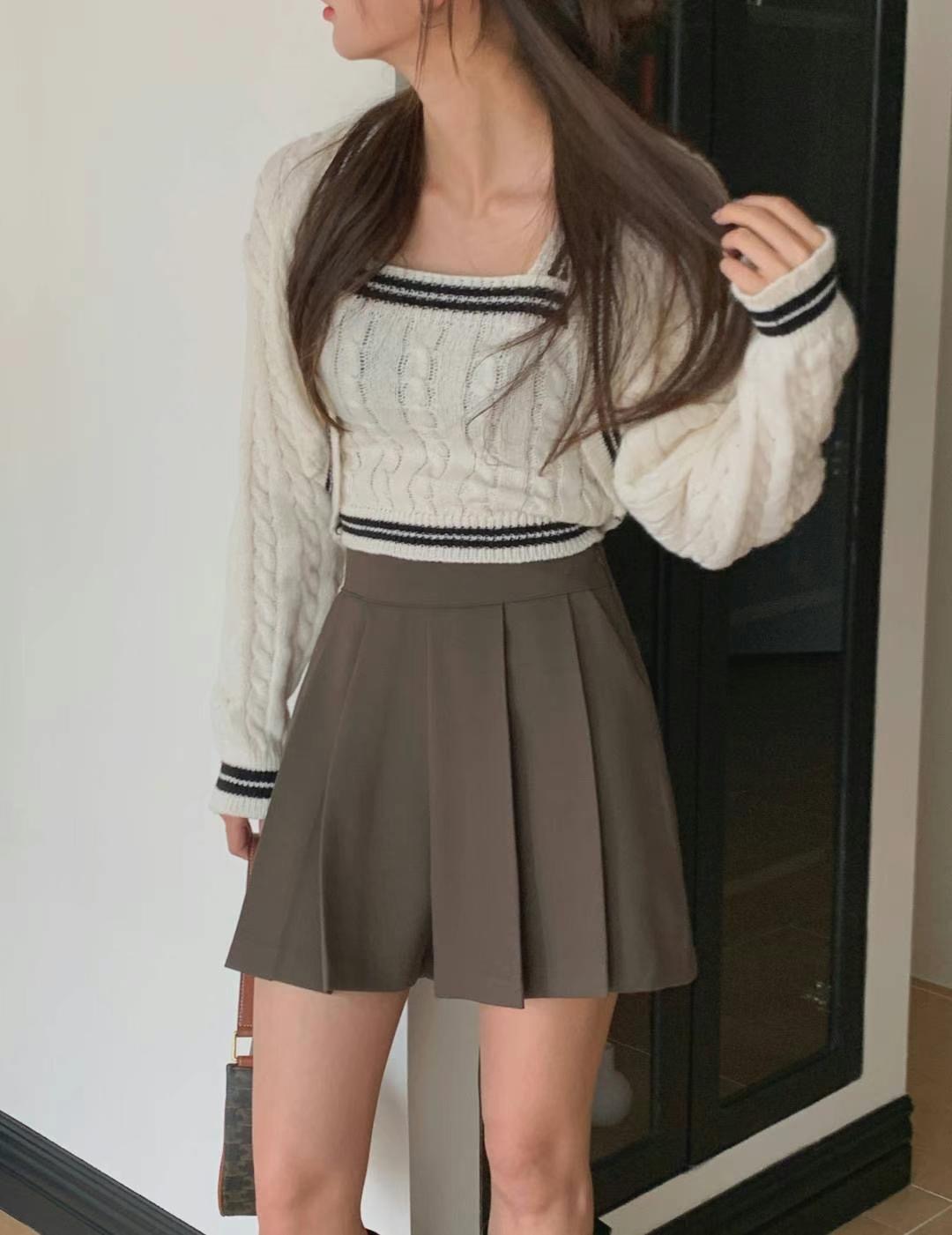 MONO_POLY東大門代購女士新品熱賣時尚人氣職業推薦24秋冬短褲MONO_POLY短褲圖色3