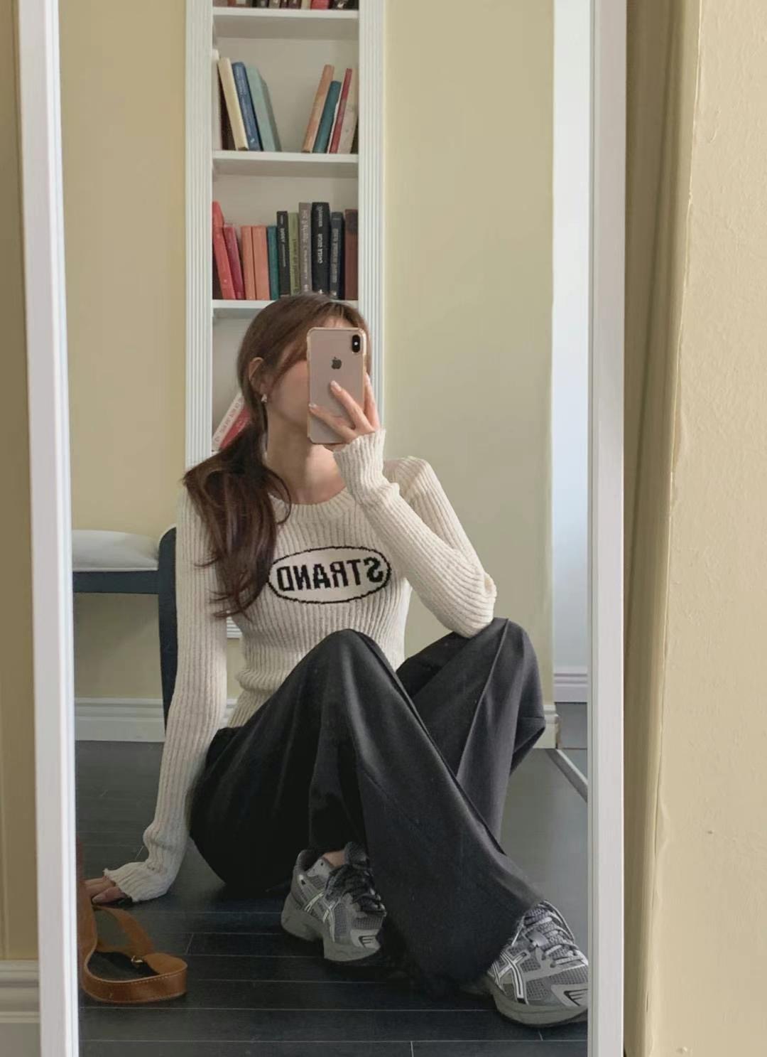 MONO_POLY東大門實拍女裝新品24秋冬休閑熱賣真品職業休閑褲MONO_POLY休閑褲
